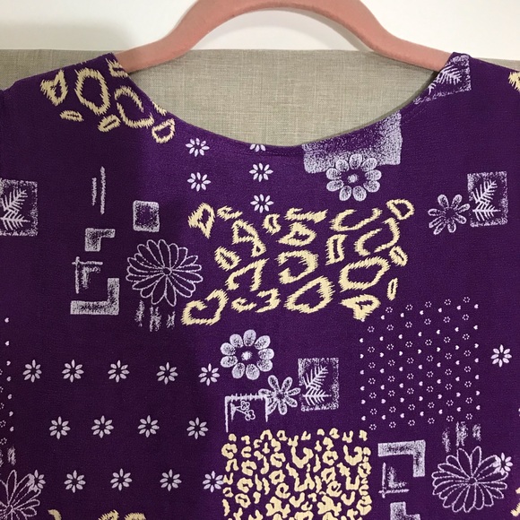 Boutique chic 2X Plus Size Blouse Top Paisley Multicolor Sleeveless NWT Weekend - Picture 7 of 14